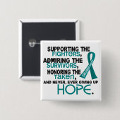 Stützenc$bewundern, Krebs 3,2 ehrend Eierstock Button (Vorne & Hinten)