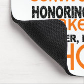 Stützenc$bewundern, Leukämie 3,2 ehrend Mousepad (Ecke)