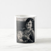 Stützende tätowierte Dame Kaffeetasse (Mittel)