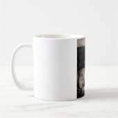 Stützende tätowierte Dame Kaffeetasse (Links)