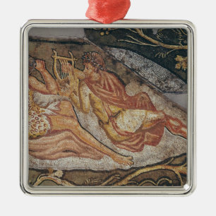 Stützender Bacchus, Detail Ornament Aus Metall