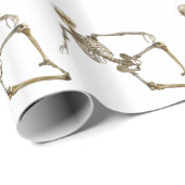 Stützendes Skelett Geschenkpapier (Rolleneckpunkt)