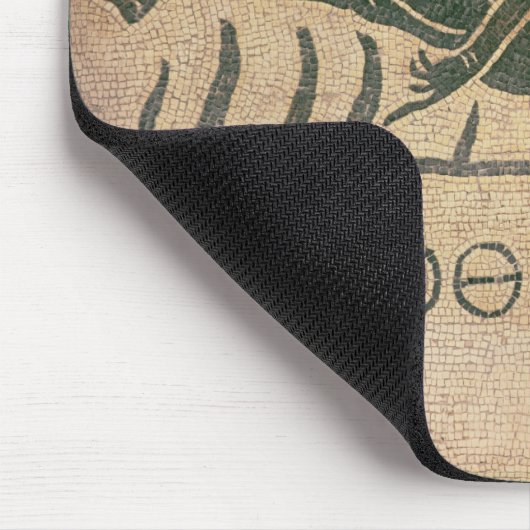 Stützendes Skelett mit dem Titel 'wissen Mousepad (Ecke)