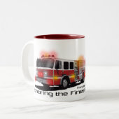 Stützfeuer Zweifarbige Tasse (Vorderseite Links)