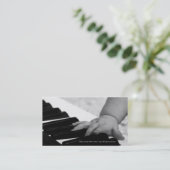 Stutzflügel-Visitenkarte Visitenkarte (Stehend Vorderseite)