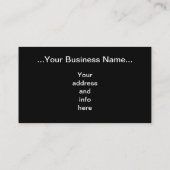 Stutzflügel-Visitenkarte Visitenkarte (Rückseite)