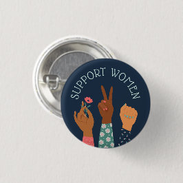 "Stützfrauen-" Feminist Button