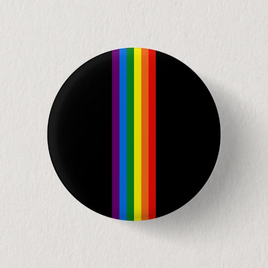 Stützgeschenke des Regenbogen-Streifen-Gay Button (Vorderseite)