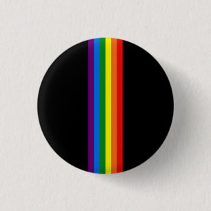 Stützgeschenke des Regenbogen-Streifen-Gay Button