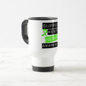 StützGesundheits-Bewusstsein Reisebecher (Vorderseite Links)