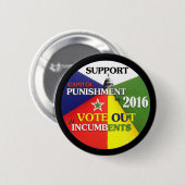 StützHauptstadts-Bestrafung Button (Vorne & Hinten)