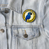 Stützhyazinthemacaw-Erhaltung Button (Beispiel)