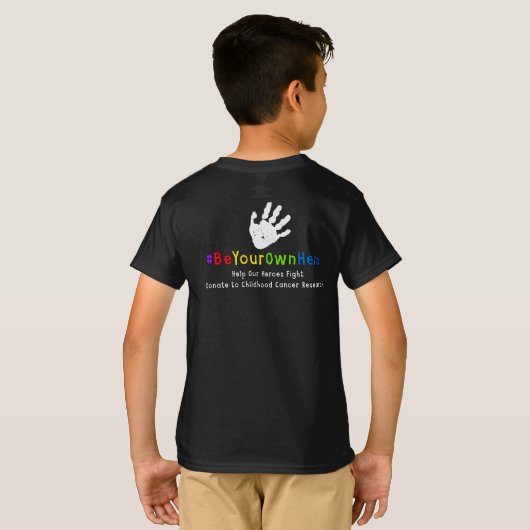 Stützjulia Kampf!  Handprints T-Shirt (Schwarz voll)