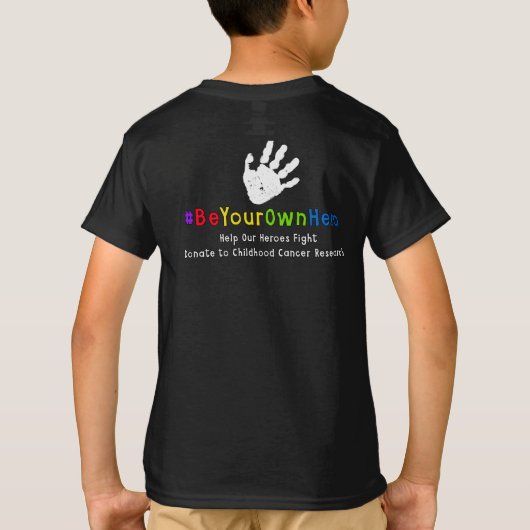 Stützjulia Kampf! Handprints T-Shirt (Rückseite)