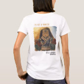 Stützjulia Kampf!  Julia-Kriegers-Bild T-Shirt (Rückseite)