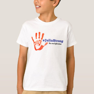 Stützjulia Kampf! Krieger Handprint T-Shirt