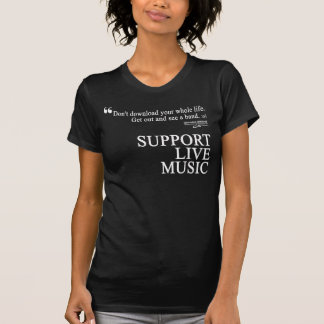 STÜTZlivemusik - der angepasste T - Shirt der