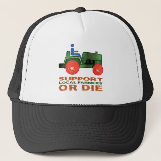 Stützlokale Bauern oder die Truckerkappe