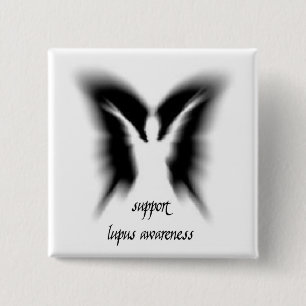 Stützlupus-Bewusstseins-Knopf Button