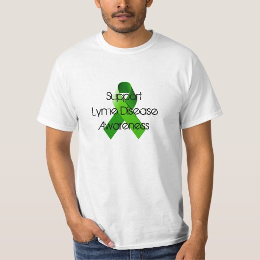 StützLyme-Borreliose-Bewusstseins-T-Shirt T-Shirt (Vorderseite)