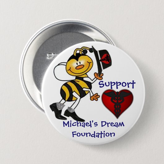 Stützmichaels Traum Button (Vorne & Hinten)