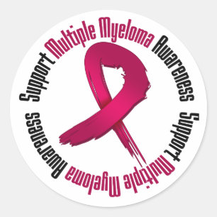 StützMyeloma-Bewusstsein Runder Aufkleber