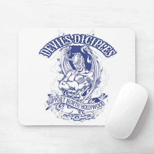 Stütznordhollywood-Radfahrer Mousepad (Mit Mouse)