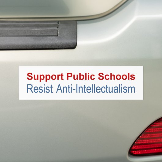Stützöffentlichkeit Schule-Widerstehen Autoaufkleber (Auf Auto)