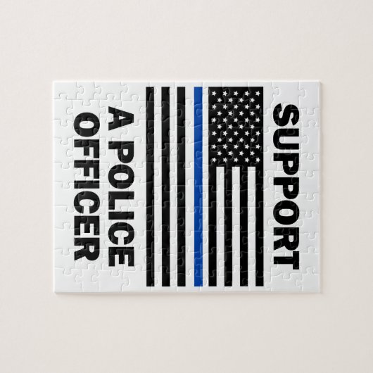 StützPolizeibeamten Puzzle (Horizontal)