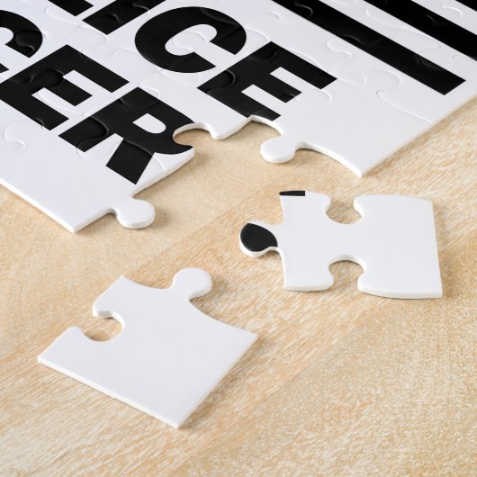 StützPolizeibeamten Puzzle (Seite)