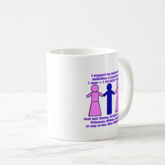 Stützpolygamie-Tasse Kaffeetasse (VorderseiteRechts)