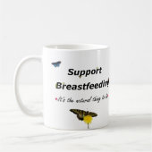 Stützstillender Naturentwurf Kaffeetasse (Links)