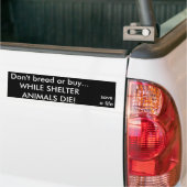 Stütztier-Adoptionen Autoaufkleber (Auf Lkw)