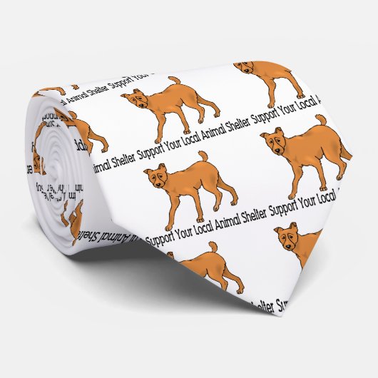 StützTierheime Krawatte (Gerollt)