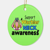 Stützträllerer-Hals-Bewusstsein Keramik Ornament (Links)