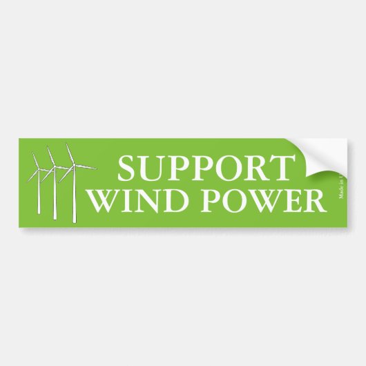 Stützwind-Power-Autoaufkleber Autoaufkleber (Vorne)