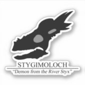 Stygimoloch Skull Aufkleber (Vorderseite)