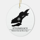 Stygimoloch Skull Keramikornament (Links)