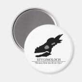 Stygimoloch Skull Magnet (Vorderseite/Rückseite)