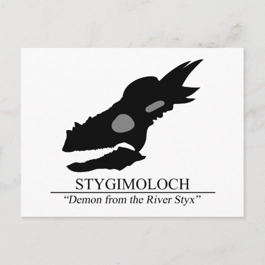 Stygimoloch Skull Postkarte (Vorderseite)