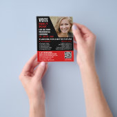 Styish Modern Political Campaigner Advertising Flyer (Gruppe)