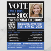 Styish Political Campaigner Advertising Flyer (Vorne)