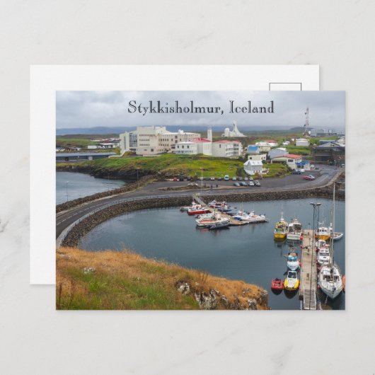 Stykisholmur, Island, Postkarte (Vorne/Hinten)