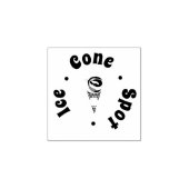 Stylayalty-Logo von Icecream Cone Gummistempel (Prägung)