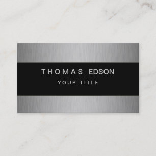 Style and silver black visitenkarte