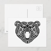 Style Bear Postkarte (Vorne/Hinten)