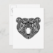 Style Bear Postkarte (Vorne/Hinten)