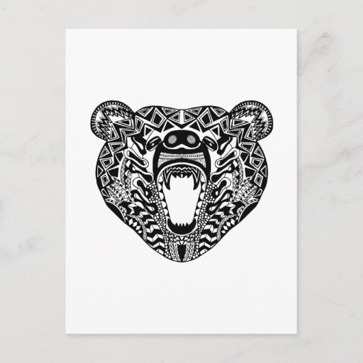 Style Bear Postkarte (Vorderseite)