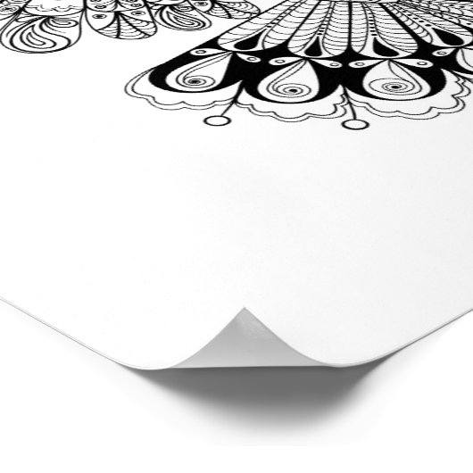 Style Black Owl 2 Poster (Ecke)