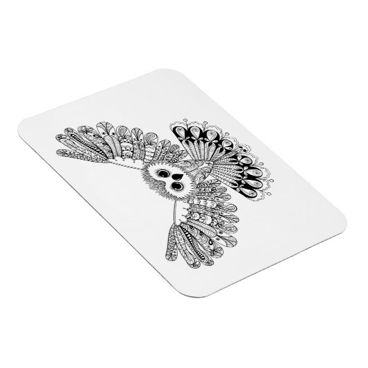 Style Black Owl Magnet (Rechte Seite)